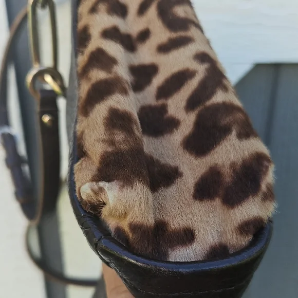 Coach LARGE Madison Mixed Haircalf Sadie Flap - Picture 6 of 15